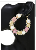 Pink Junk Hoop